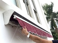 豪華伸縮篷后方管專用防水罩